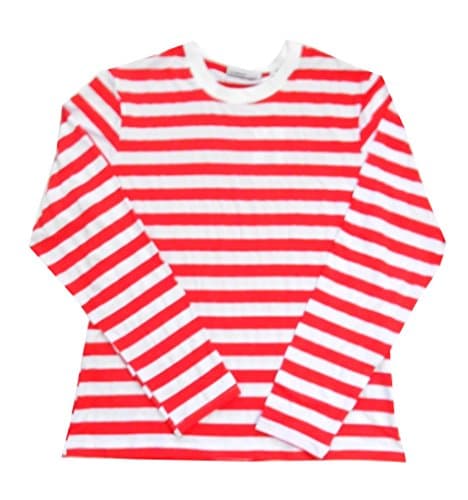 Red/White Striped Crew Neck SM