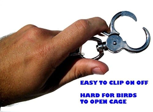 KEY CHAIN RING CLAW GAGE DOOR LOCK TRIGGER SNAP BIRD EYE HOOK BELT CLIP toy toys