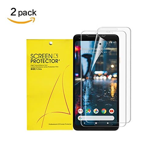For Google Pixel 2 Screen Protector,Caryan[2 Pack] [Case Friendly] TPU Protective PET Film Screen Soft Flexible Cover [3D Curved Full Coverage] [Anti-Scratch] [ Anti-Shatter] For Google Pixel 2