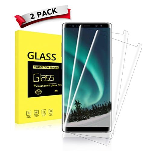 tengsu Galaxy Note 8 Screen Protector (2-Pack), [Care Fridendly] [3D Touch Compatible] HD Clear Anti- Glare and Bubble-Free Tempered Glass Screen Protector for Galaxy Note 8 (Note 8 \ 2Pack)