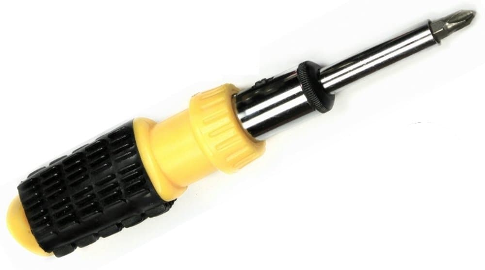 6-in-1 Screwdriver by Garry Tools, 6 Piece Kit includes Small Large Heads, Perfect Precision for Electronics, Gunsmith, Computers, Contractors or any Home Repair