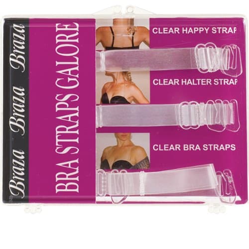 BrazaBra Strap Galore - Clear Bra Straps