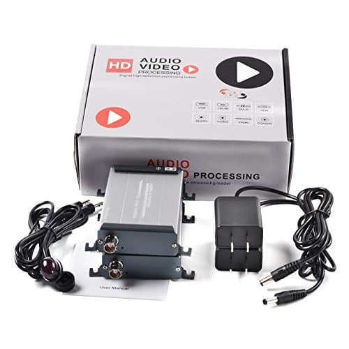 HDMI Over Coax Extender with IR Remote Control Support 1080p Full HD 200M-300M 400ft Over Coaxial Cable/Coax BNC Port IR HDMI Over Coax/Coaxial Transmitter Receiver