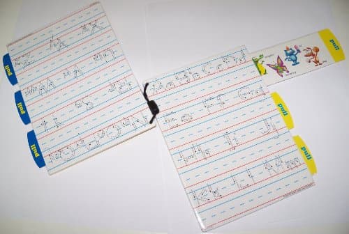 The Smart Dudes Magic Dry Eraser Learning Book ~ Letters (2 Magic Cards, 1 Dry Erase Marker; 5.5" x 7")