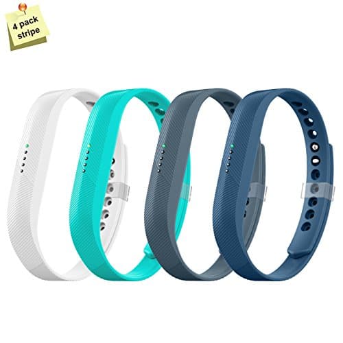 THRODY Fitbit Flex 2 Band, Classic Replacement Accessory Silicone Wristbands Strap w/ Fastener Original Clasp Fitness Bands for Fit Bit Flex 2,No Tracker
