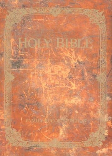 KJV Family Record Bible with World's Visual Reference System (tm)