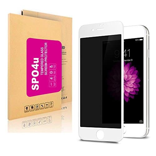 iPhone 7 Plus Privacy Glass Screen Protector ,SPO4u Premium Privacy Anti-Spy Tempered Glass Screen Protector for iPhone 7 Plus with 9H Hardness -