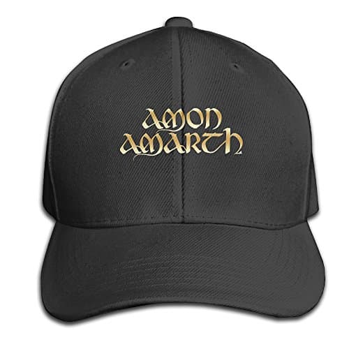 Amon Amarth Band Gold Logo Adjustable Baseball Hat