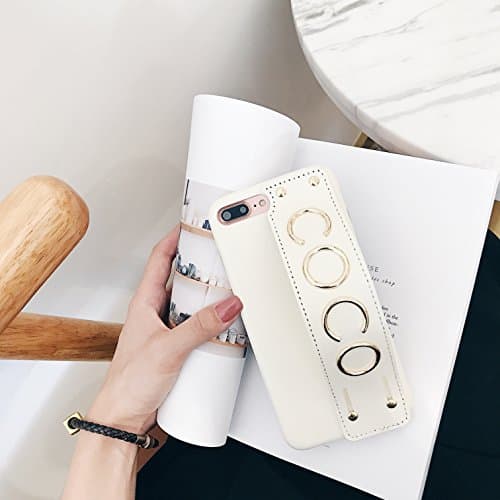 iPhone 6S Plus Case iPhone 6 Plus case COCO New Elegant Luxury PU Leather Cover Case For Apple iPhone 6 Plus iPhone 6S Plus (White)