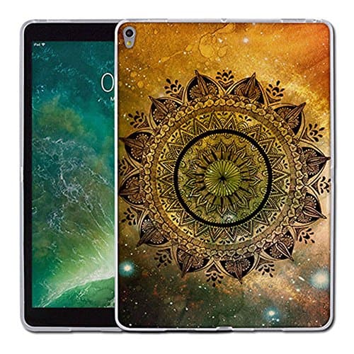 iPad Pro 10.5 Case, KHKJ Pattern Design [Clear Bumper] [Anti-Scratch] Soft TPU Skin Back Cover For Apple iPad Pro 10.5 inch (Style:05)