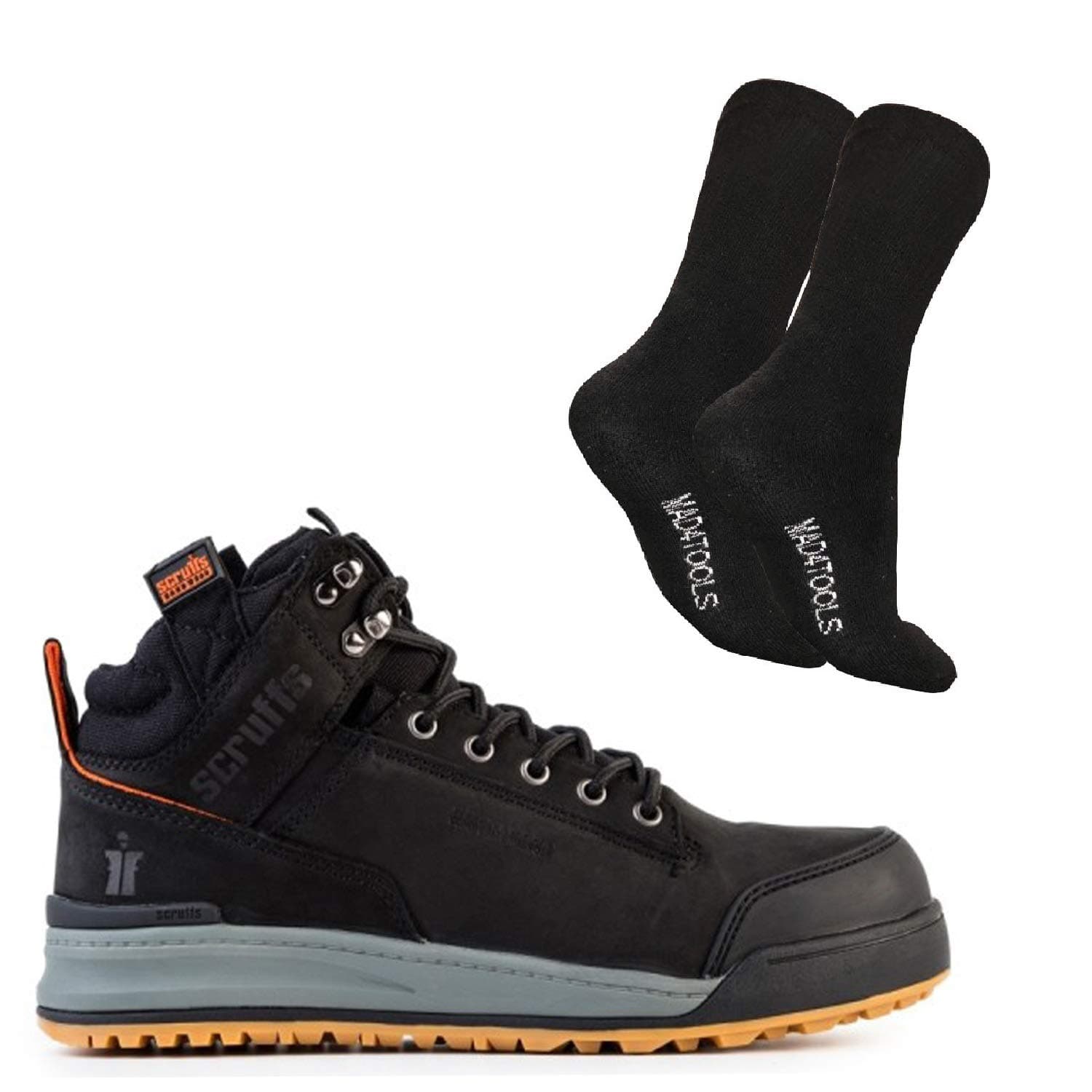 Scruffs Switchback Safety Boots and Boot Socks