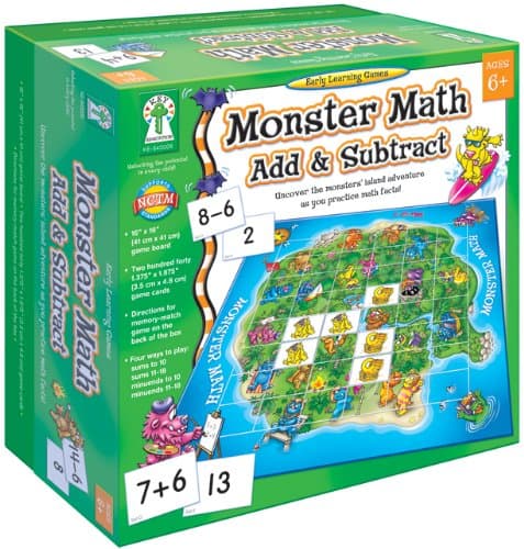 Key Education Publishing Monster Math Add and Subtract