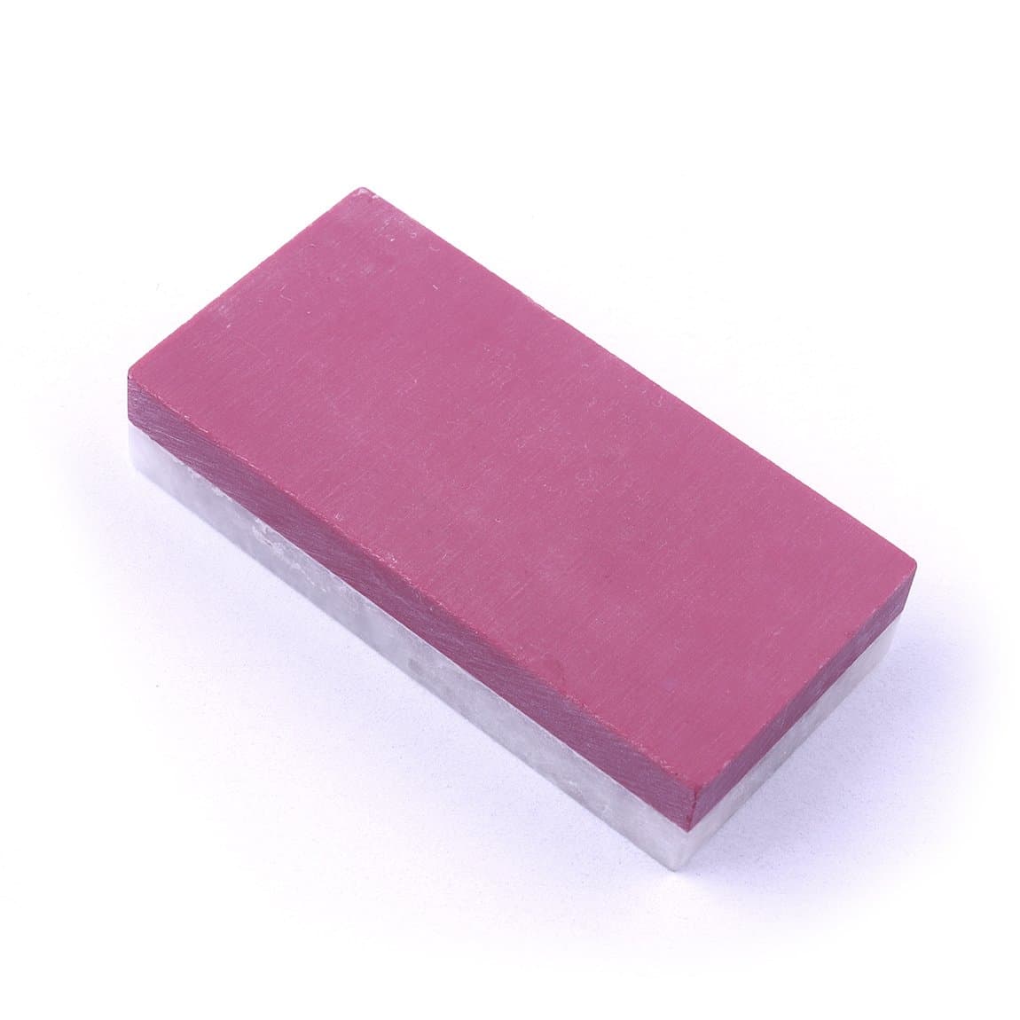 ATOPLEE1pc Dual-Sides Ruby Natural Agate 3000&10000 Grit Knife Whetstone Sharpening Stone