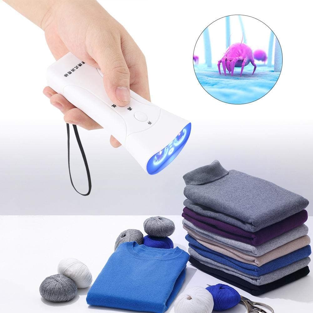 Cosiki Handheld Mite Repeller,Portable Wireless Mite Dust Repeller Remover Handheld UV sterilizer