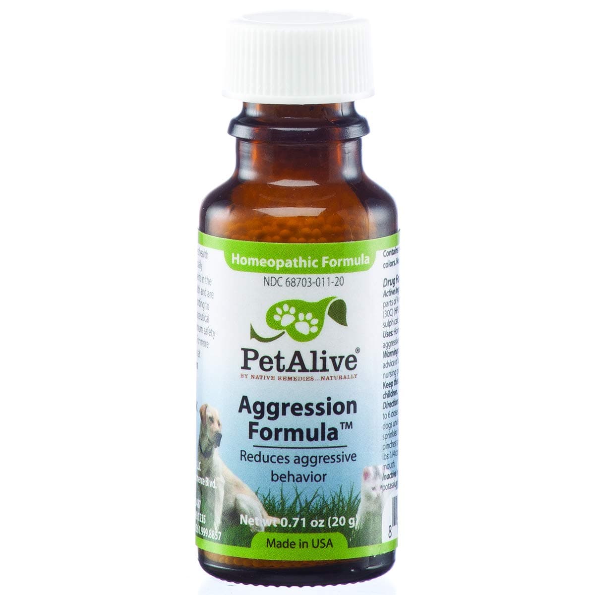 PetAlive Aggression Formula for Stressed & Aggressive Pets (20g)