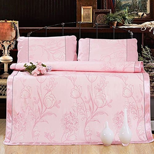 Summer Ice Silk Mat/Foldable Printing Mat(1 Mat+2 Pillowcase)-X Queen2