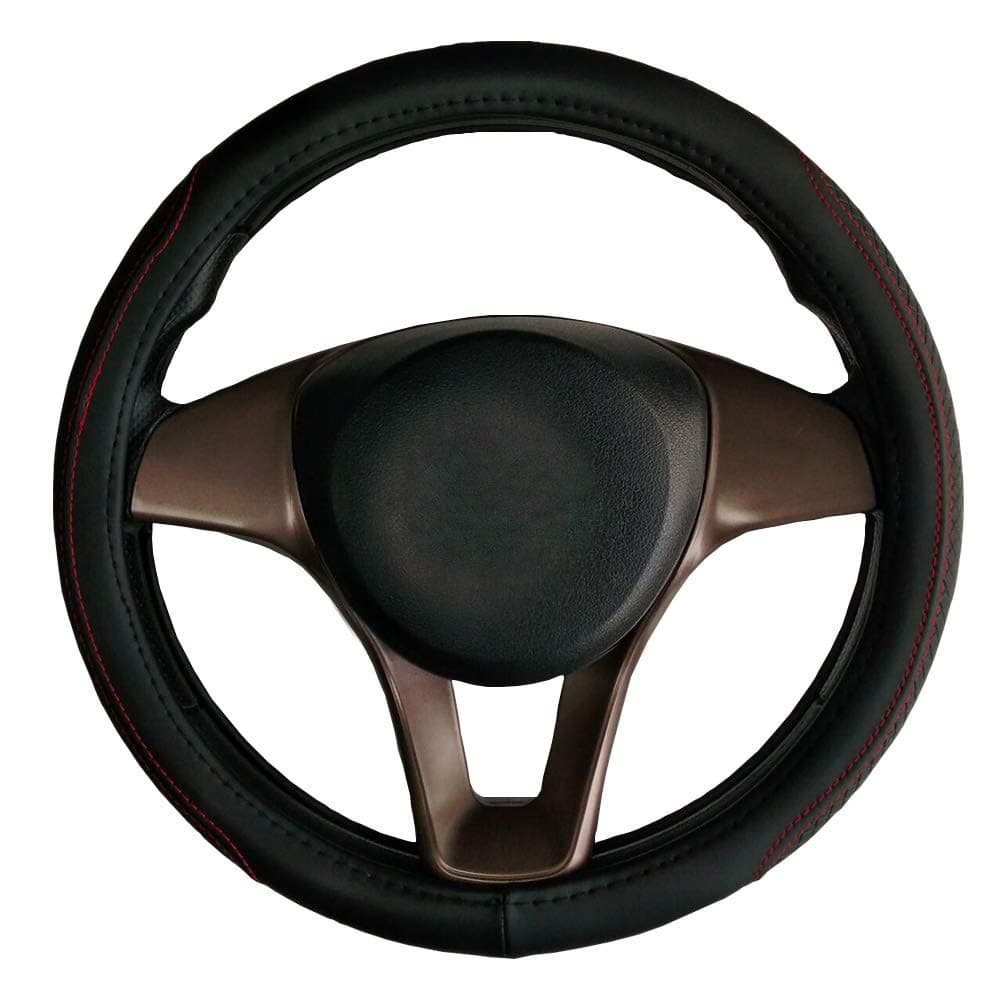 Car Steering Wheel Protector Universal Accessory Diameter 38 cm Genuine Leather Black for CT200H GS GS300 IS 250 IS200 NX NX300H RX 200 300 350 460 470 570