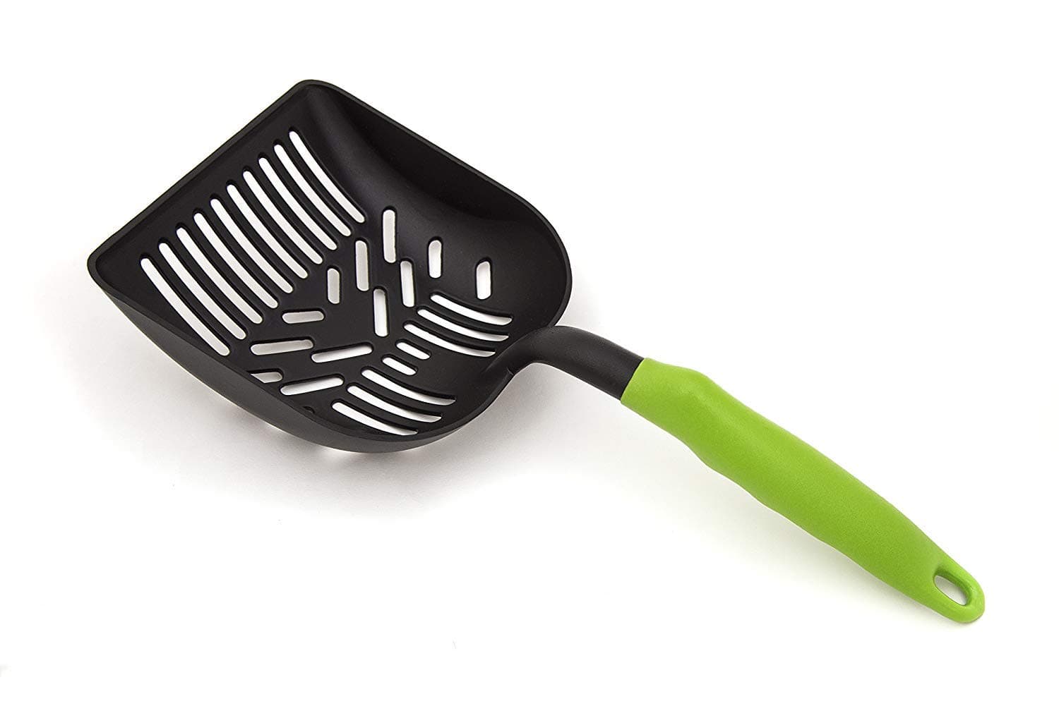 PETSCATCH Cat Litter Scoop – Perfect Designed Sifter Spacing for Efficient and Most Effective Kitty Litter Box Cleaning – Deep Shovel Sifter – Teflon Coated Easy to Clean – Solid Core Aluminum Handle