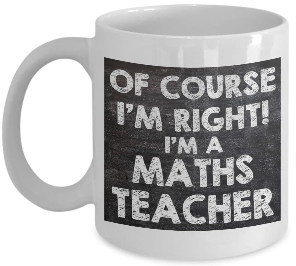 School Maths Teacher Novelty Gift Mug