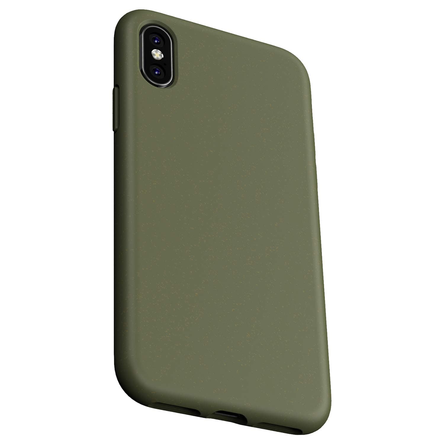 Danbey Shockproof iPhone Xs Max Case, Thick Heavy Duty Drop Protection, Matte Surface Phone Case, for iPhone Xs Plus, 6.5 inches Display - Olive Green