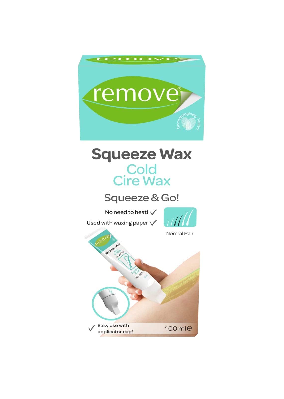 REMOVE Squeeze Wax Cold Cire Wax NORMAL, No Heat Needed