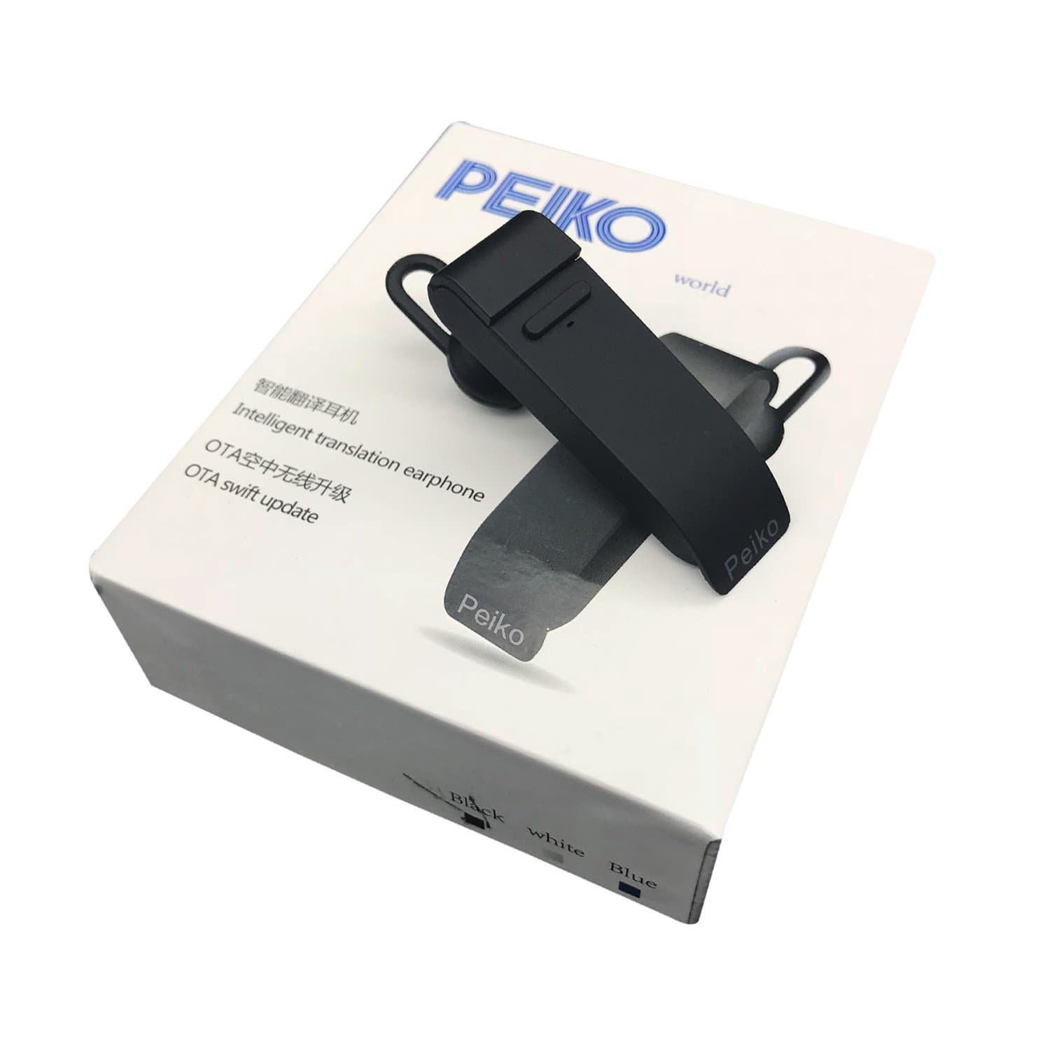 Language Translator Device Bluetooth Wireless Earphones Support 25 Languages Intelligent APP Online Translation Wireless Headphone Bluetooth Earbuds - Black