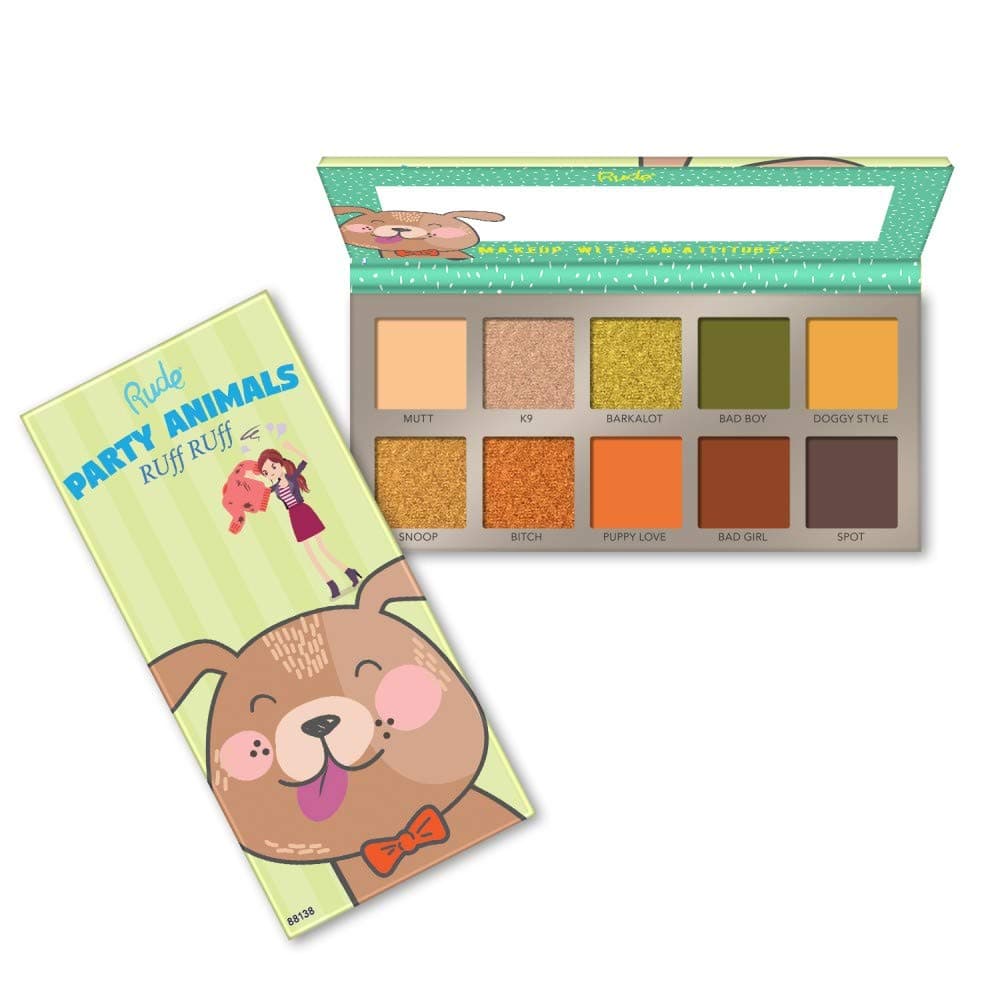 RUDEParty Animals 10 Eyeshadow Palette - RUff RUff