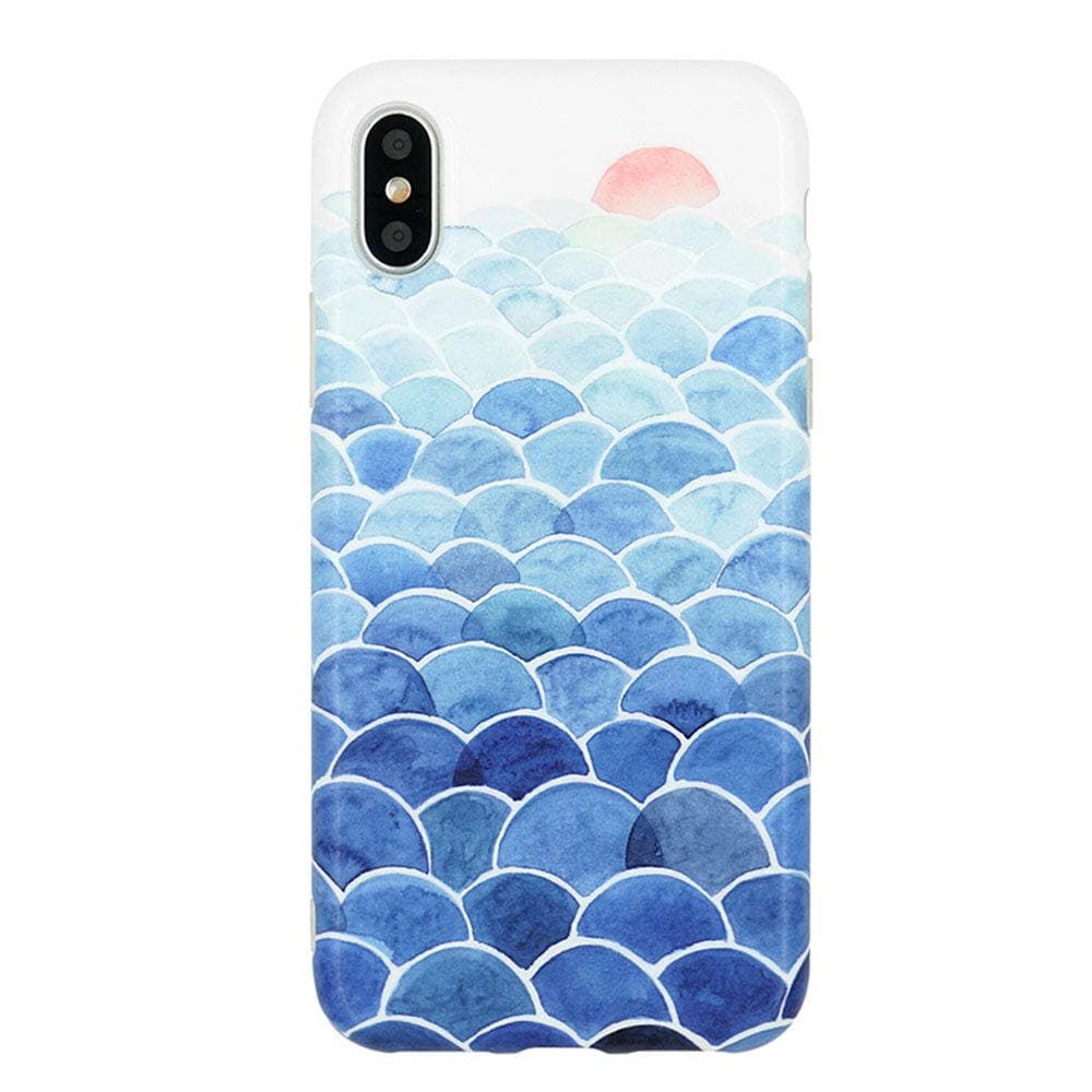 Unique Designer iPhone X Xs Cases (Waves)