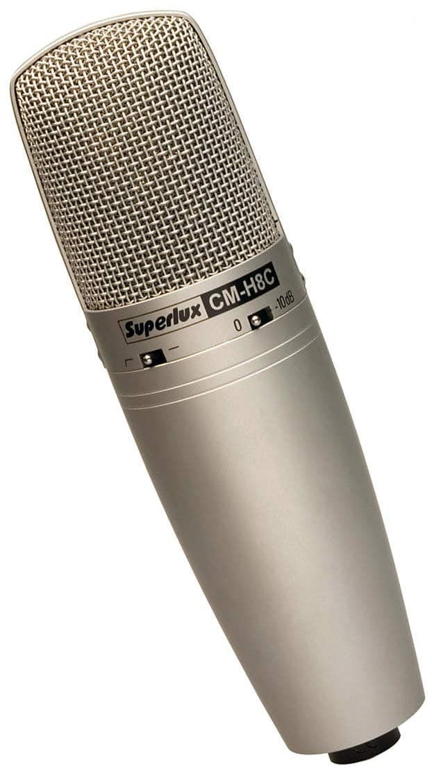 Superlux SPLX-CM-H8C Studio 3-Pattern & Dual-Element Condenser Microphone