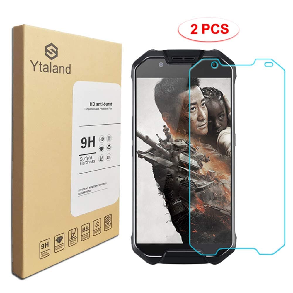 [2 Pack] For AGM X2 Screen Protector, Tempered Glass Anti-fingerprints Thin 9H Hardness Screen Protector For AGM X2 / AGM X2 SE