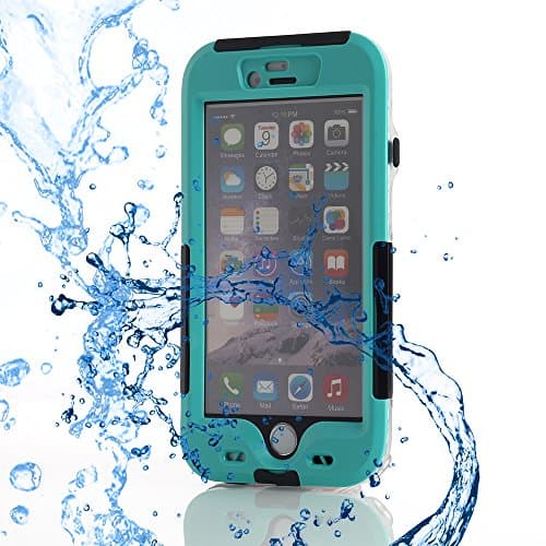 iPhone 6 Waterproof Case, oneCase™ IP-68 waterproof Shockproof Dust Proof Snow Proof Full Body Protective Case with Clear Back Cover for Apple iPhone 6 4.7"(Clear/Mint Green)