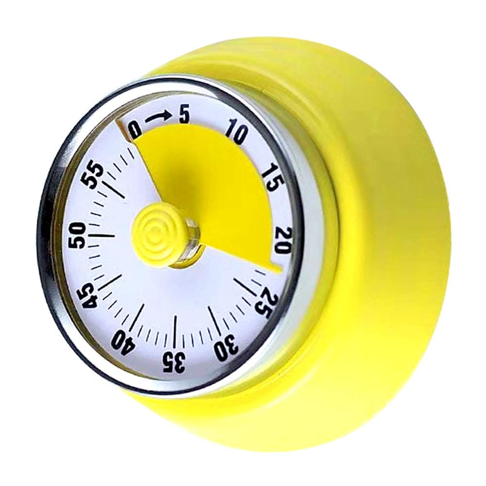 Kitchen Timer,LAOPAO 1 Hour Mechanical Magnetic Countdown Timer No Battery Required Clock with 72Db Loud Ring for Cooking Baking Gaming