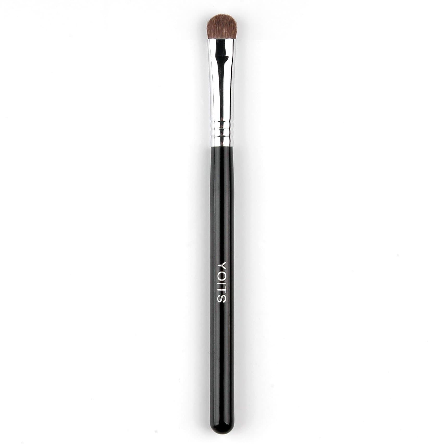 Eyeshadow Brush: Flat Round Shader Eye Makeup Brush with Dense Pony hair to Smudge Eye Shadow Over Entire Eyelid - K286