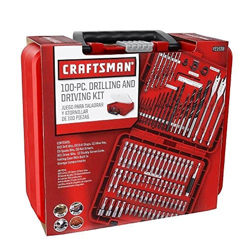 Drill Bit Screw Driver Tools Kit Set with Portable Case for Home Repairing and Low Rider Off-Road Vehicles