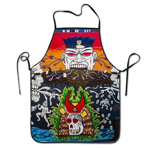 Cool Graffiti About Evil Skulll Deluxe Aprons Personalized Printing Kitchen Apron