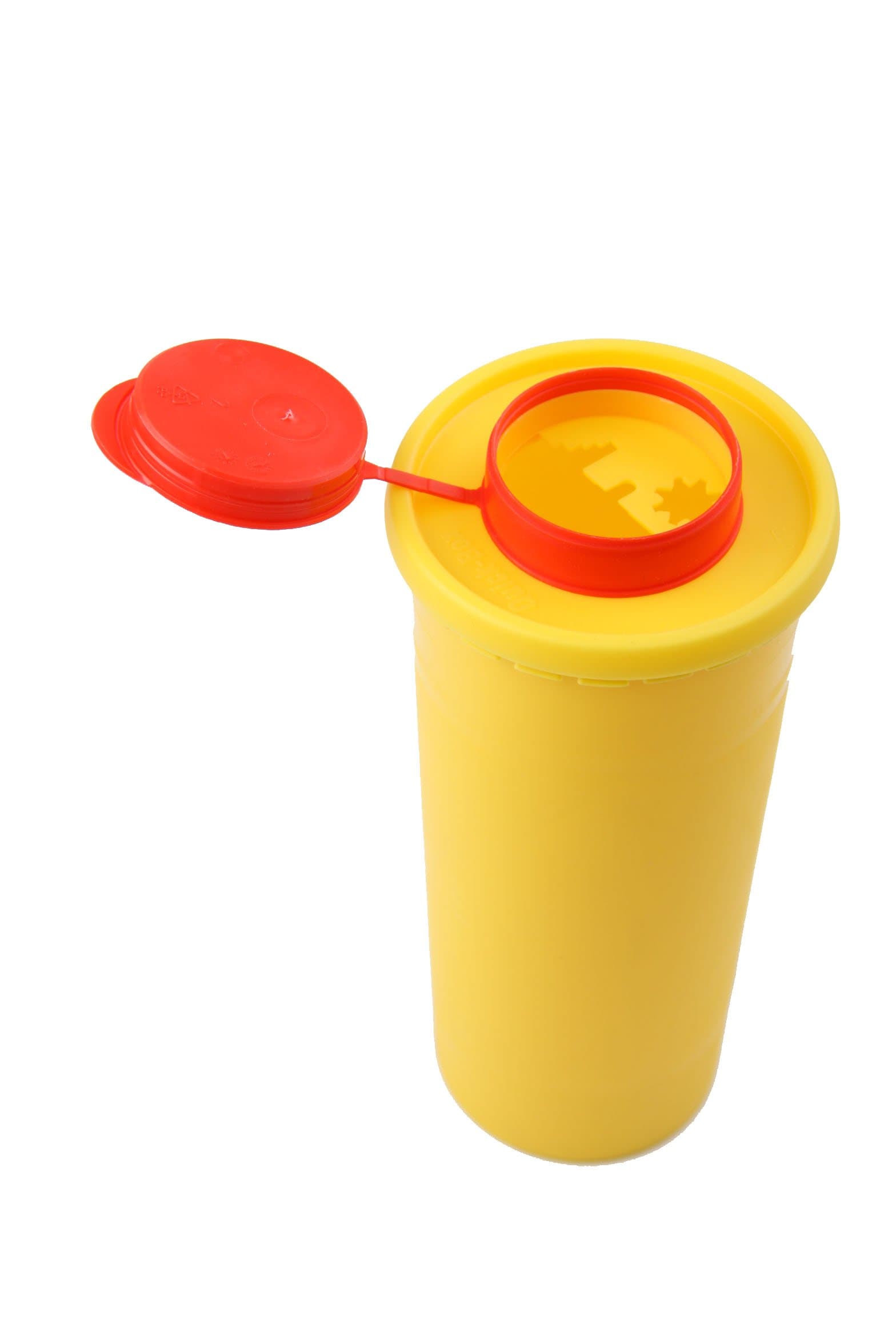 Quickbox Disposal Beaker for Sharps 1 L Yellow