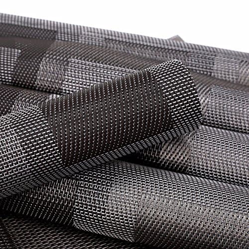 Eutteum 4PC Placemats Quick-drying Placemats PVC Dining Room Table Mat Heat Insulation Kitchen/ Dining