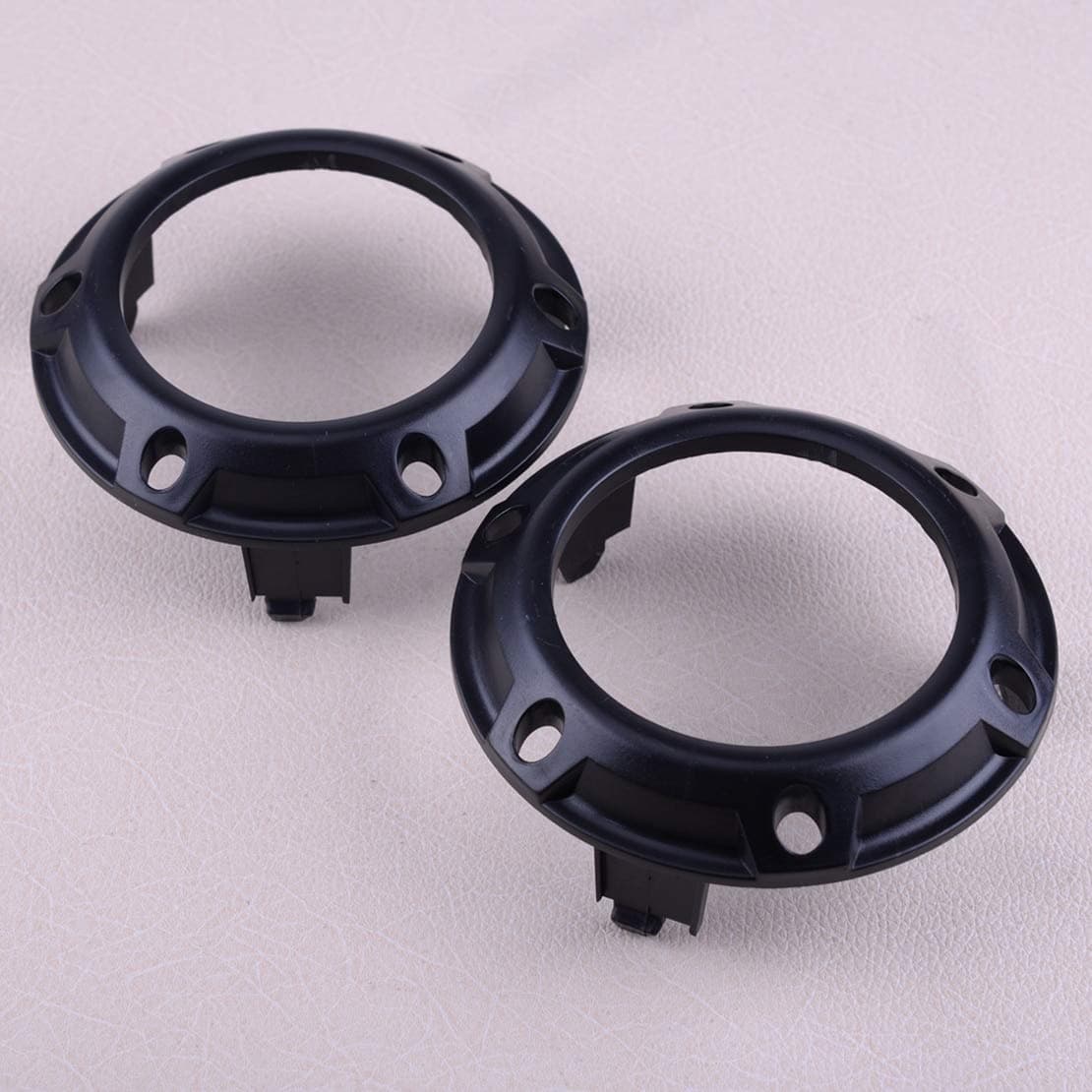 2Pcs 6400A739 Left Right Front Car Fog Light Lamp Cover Frame Fit For Mitsubishi Outfor Lander 2007 2008 2009