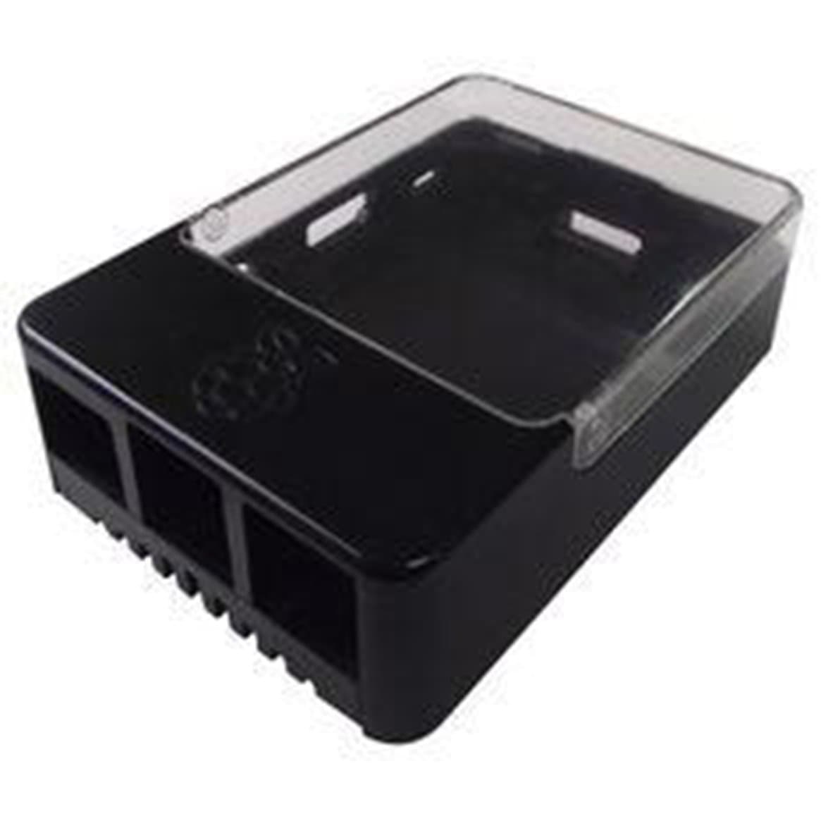 Raspberry Case for Pi Type B+/B2/B3/HAT, Black