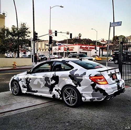 Qwrap City Camouflage Vinyl Car Wrap Various Pattern (50cm x 1.52m)