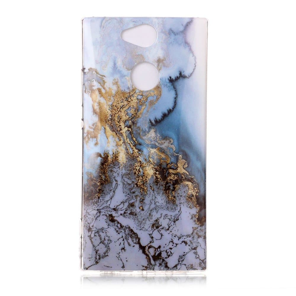 Sony Xperia XA2 Case,Gloryshop [Marble pattern Series] Slim Soft Flexible TPU Case Gel Skin Protective Cover for Sony Xperia XA2 5.2 Inch, A07