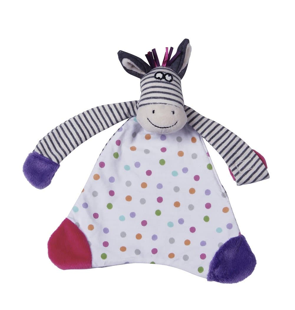 Maison Chic Pacifier Blankie, Zella The Zebra