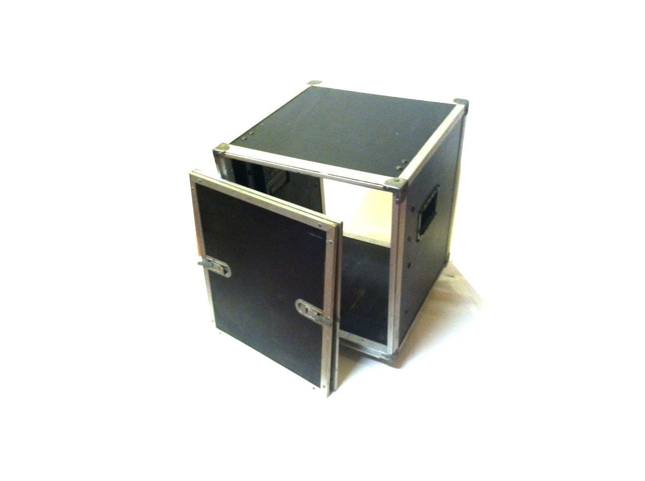 Used 14U Equipment Rack Flight Case w Doors (ships Fully Assembled)