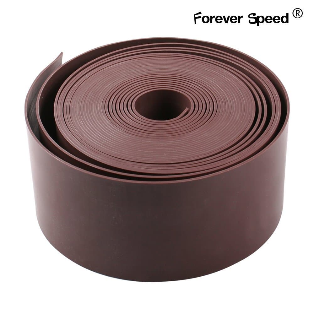 Forever Speed Polyethylene Plastic Lawn Edging Roll Smooth Edge Lawn Edging PE 2mm 25mx12cm (LxH) Brown