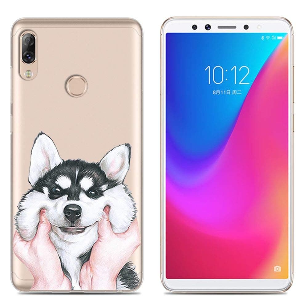 Easbuy New Version Glossy Silicone Case Protector TPU Bumper Case Back Cover Phone Back Case for Lenovo K5 Pro Smartphone