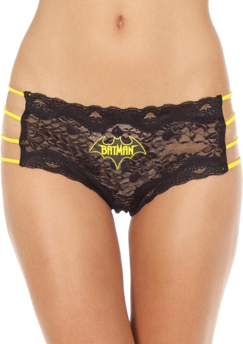 Batman Lace String Hipster Panty