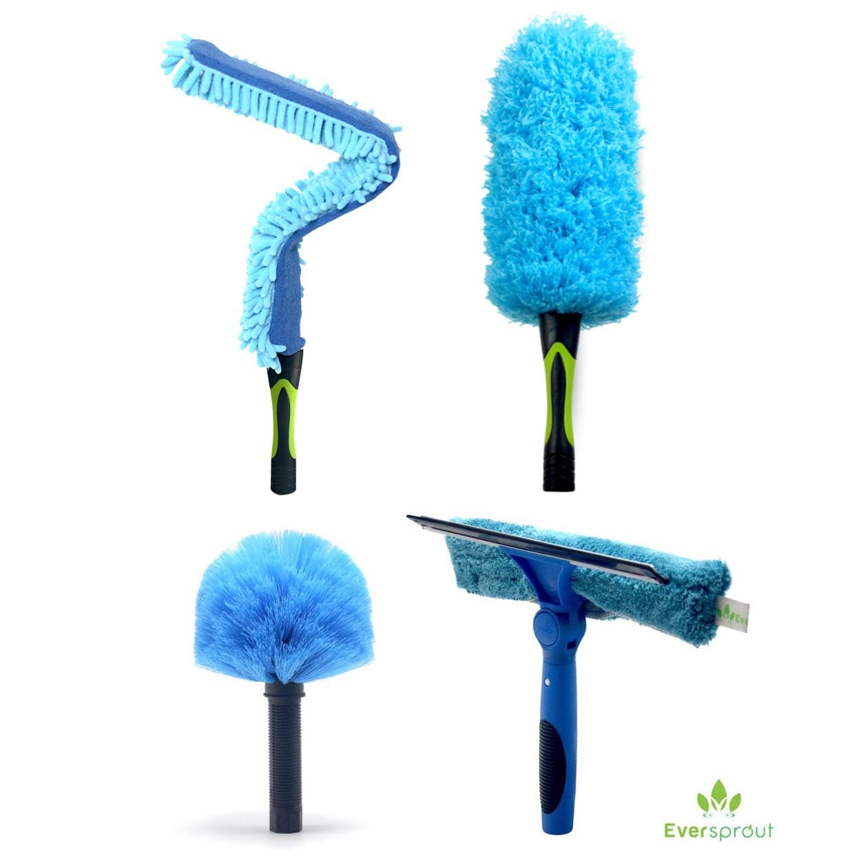 EVERSPROUT 4-Pack Duster Squeegee Kit (17 Inch Dusters)