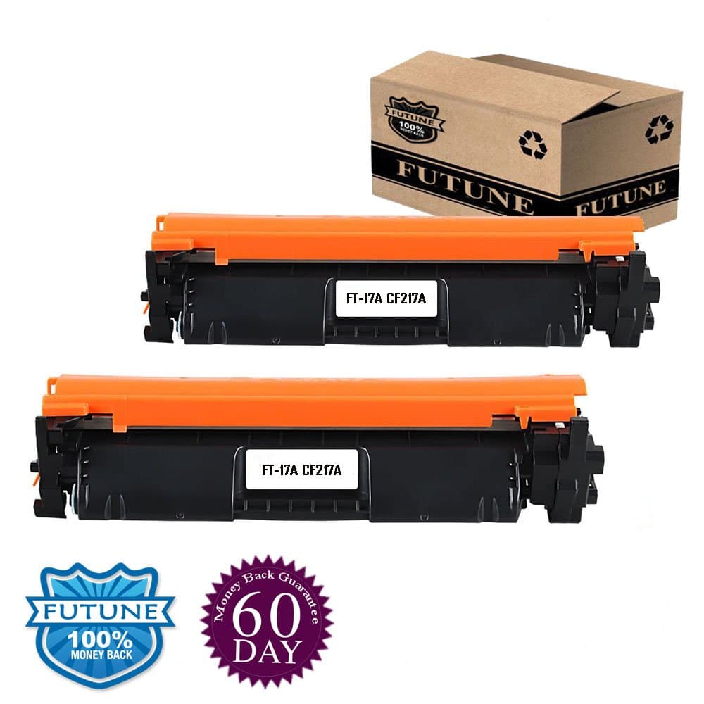 2 Pack Compatible CF217A ( With Chip ) Toner Cartridge Replacement For for HP 17A CF217A HP M102w HP Laserjet Pro M102w M102a HP Laserjet Pro MFP M130fw M130 M130fn M130nw M130a Printers 2PK Black by