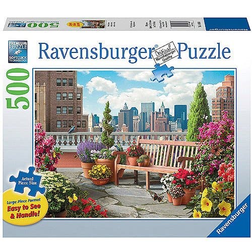 Ravensburger Rooftop Garden Large Format Puzzle,