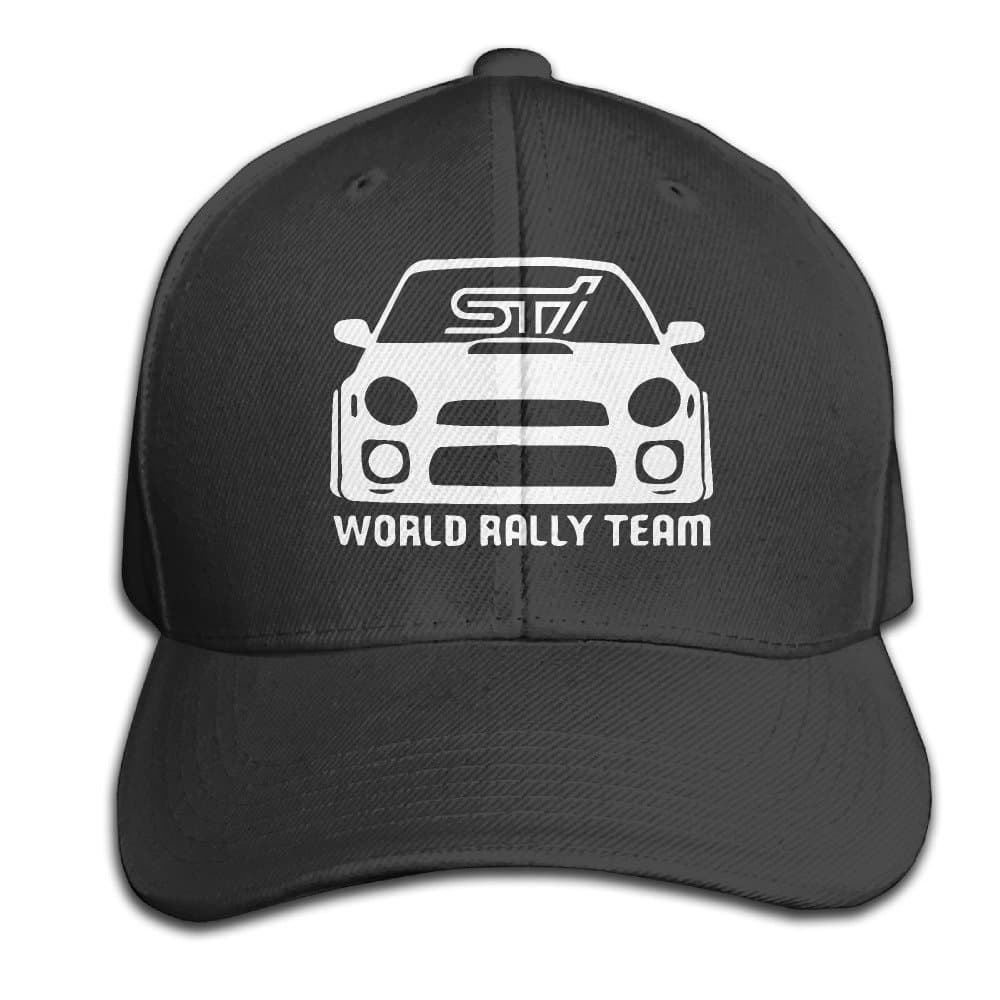 STI WRX World Rally Team Racing Snapback Solid Baseball Cap Flat Hat